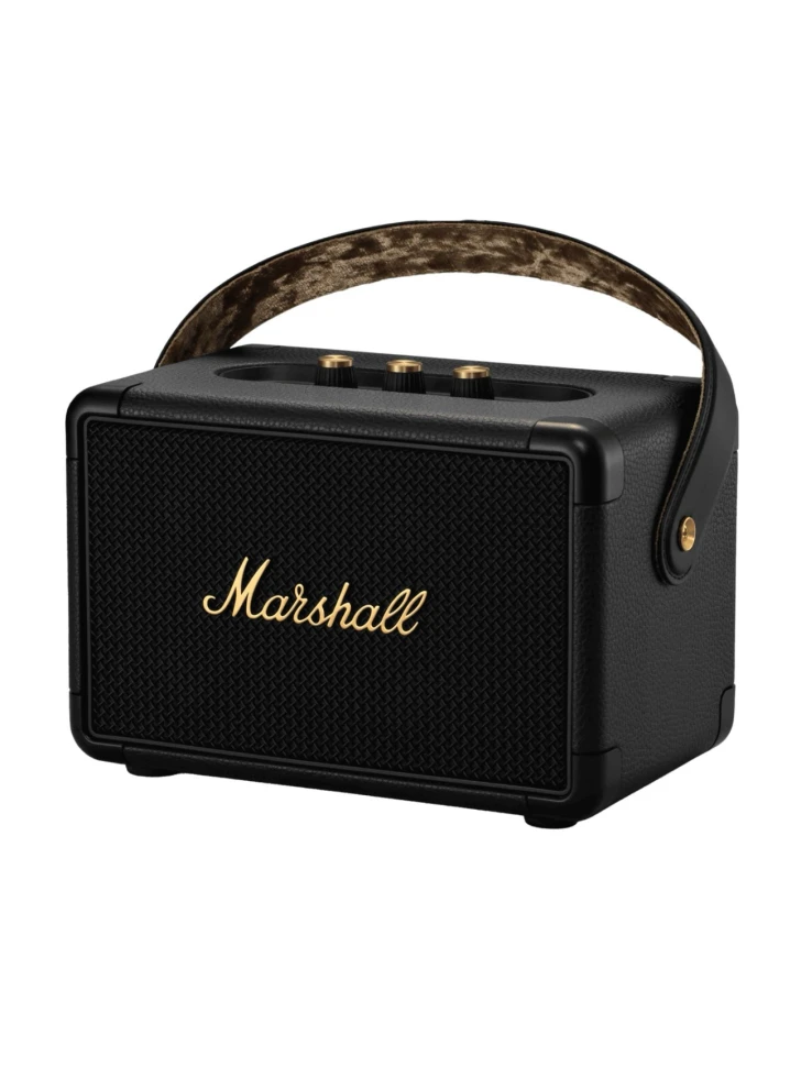 Беспроводная колонка Marshall Kilburn II, Чёрный / Латунь, (Black&Brass)