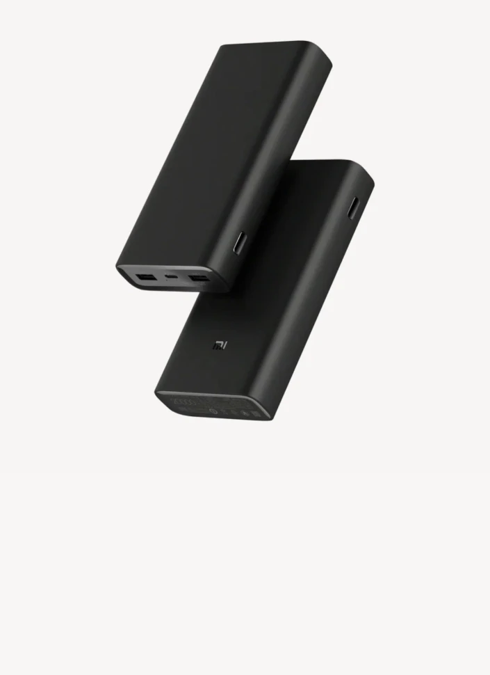 Портативный аккумулятор Xiaomi Power Bank Pro 50w, 20000 mAh (Черный)