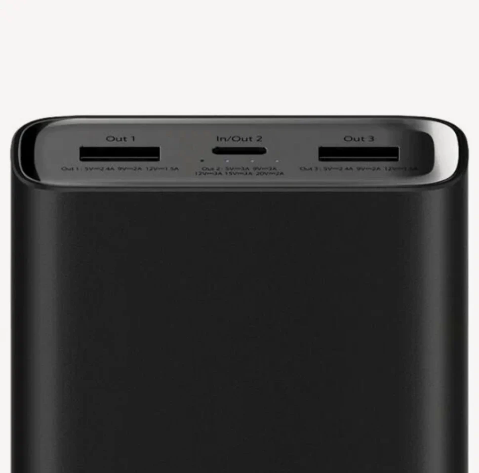 Портативный аккумулятор Xiaomi Power Bank Pro 50w, 20000 mAh (Черный)