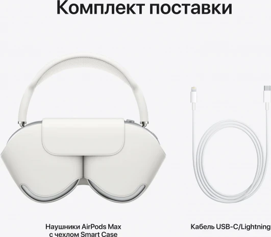 Наушники Apple AirPods Max, Серебристый / Silver