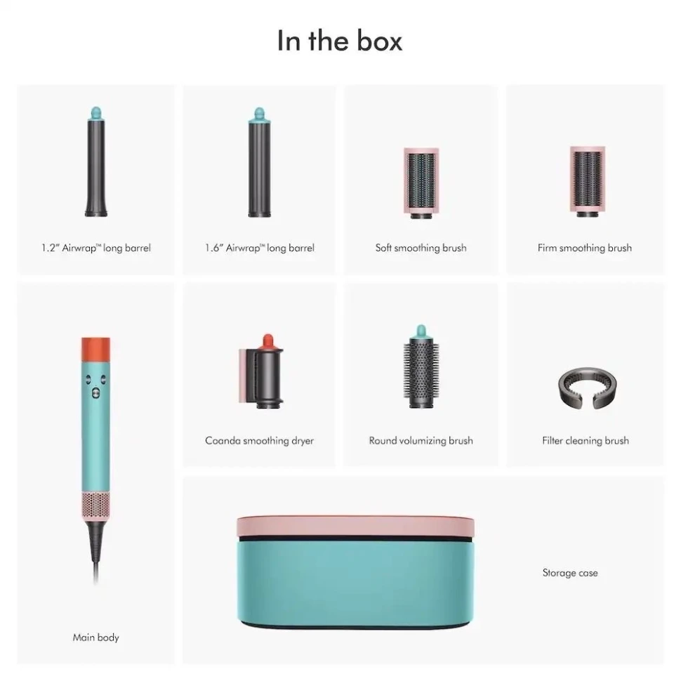Стайлер Dyson Airwrap Complete Long HS05 Painted Pottery Pop / Тиффани + Кейс