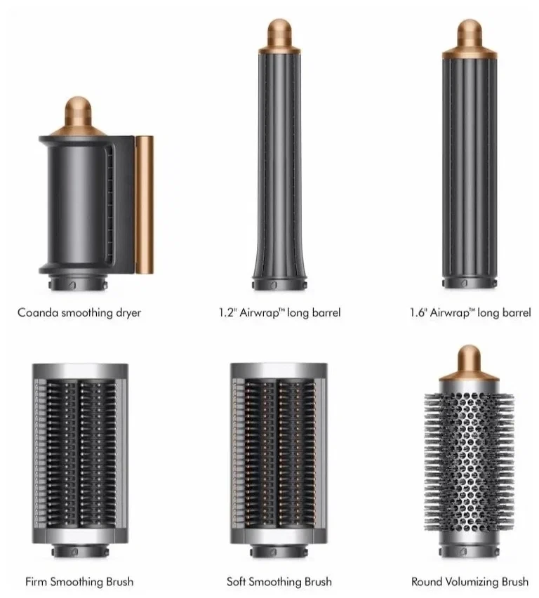Стайлер Dyson Airwrap Complete Long HS05, Никель/медь (Nickel/Copper)